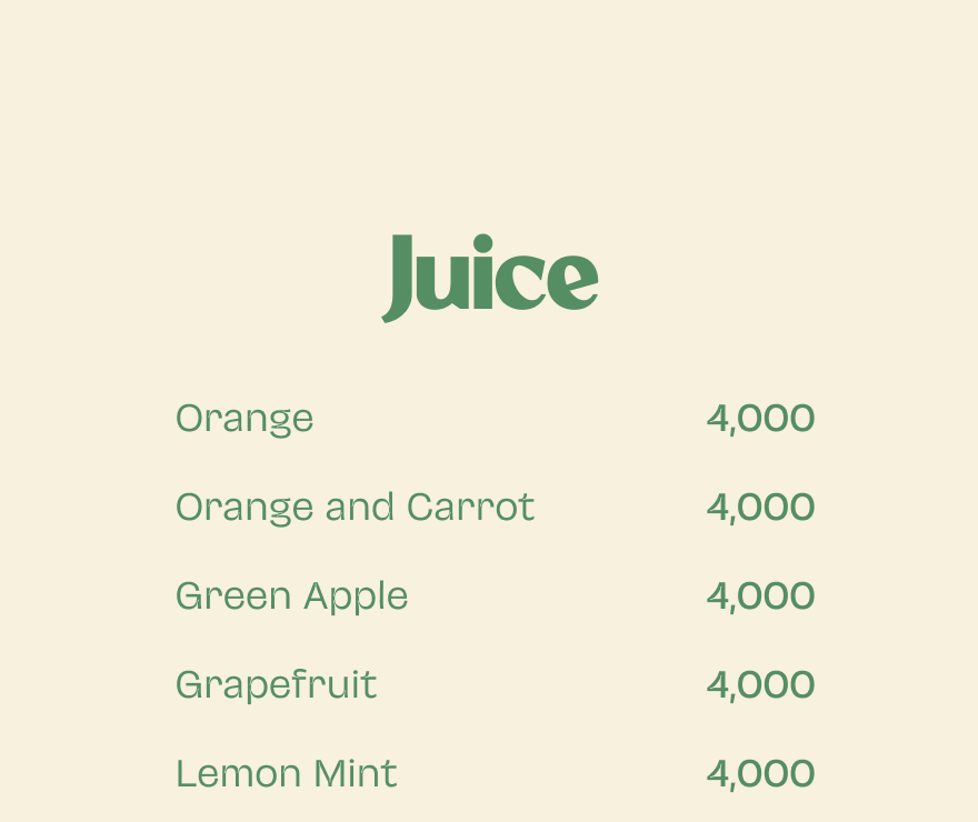 Fresh Juice